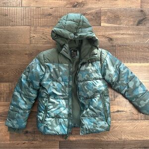 Boys Camo Winter Coat